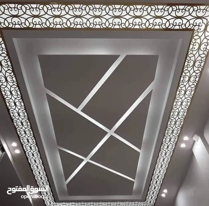 جبسون بورد الاسقف بأنواعه الابيض والأخضر والزهري والحديد بسماكه مختلف ومتنوع من زوايا وترك والاميجا