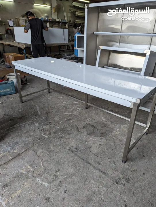 stainless steel kitchen table for sale