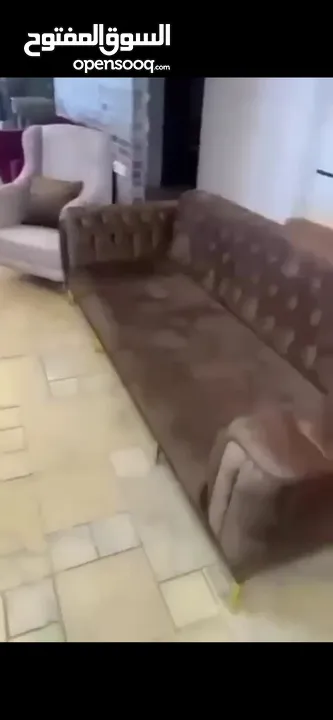 صالون 7 مقاعد مستعمل شبه جديد