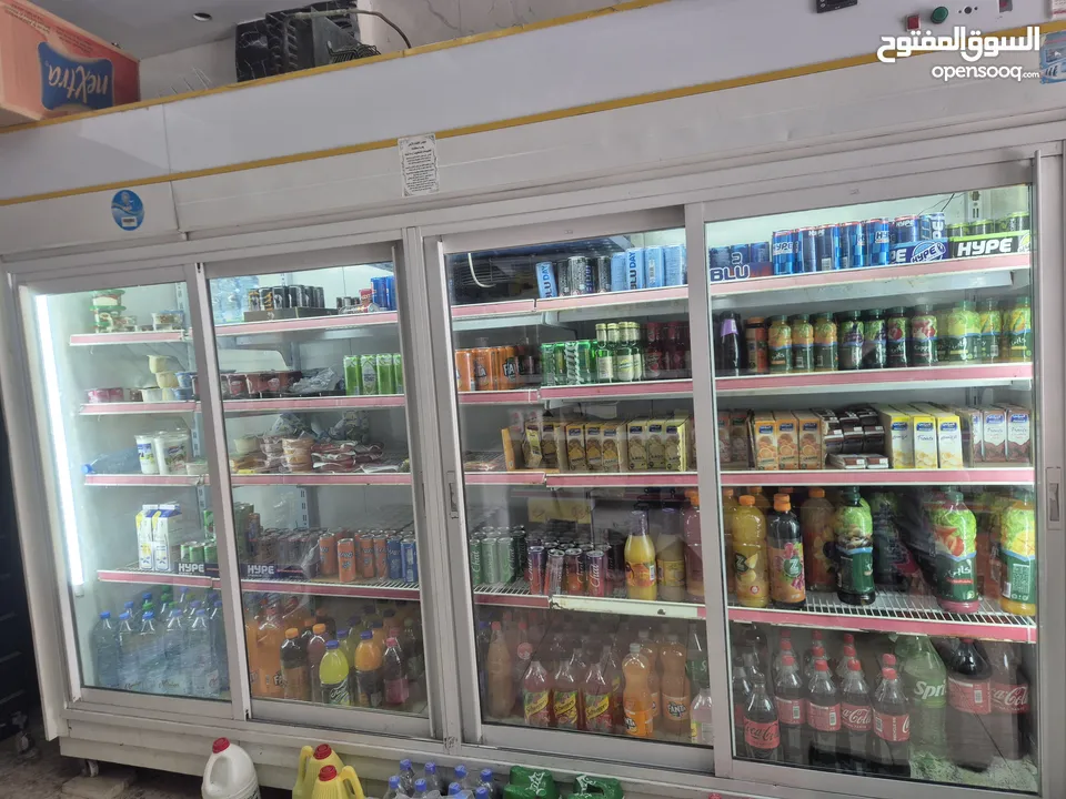 ثلاجة عرض سوبر ماركت