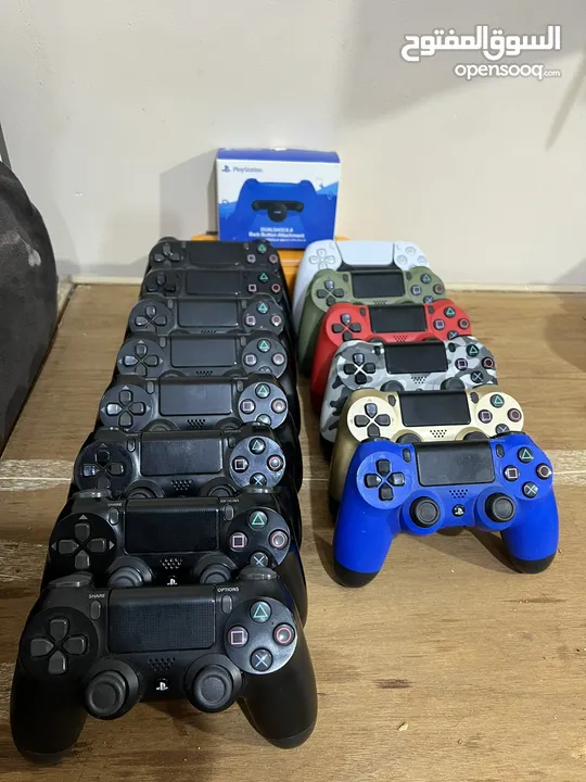 ايادي اصليةةة وكوبي بحالة الوكالة عالفحصص وكفالة شهر  للبيع ( متوفر عروض على الصيانه)Control ps4