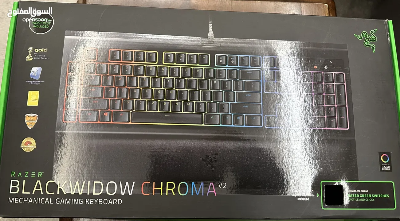 Razer black widow chroma v2  كيبورد ريزر بلاك ويدو كروما 2 الجاد يبشر بالخير