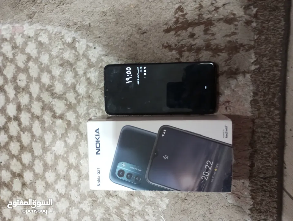 Nokia G21استعمال يوم مساحه 128رام 4بكل حجته