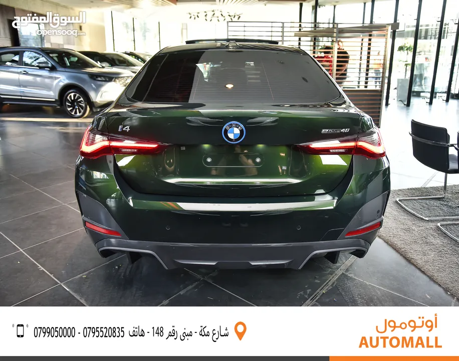 BMW i4 جران كوبيه كهربائية موديل 2022 BMW i4 eDrive40 All-Electric Luxury Gran Coupe