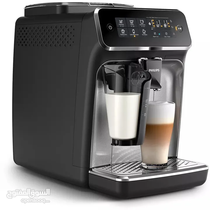 ماكينة تحضير القهوة الإسبريسو الأوتوماتيكية بالكامل من  فيليبس 3200