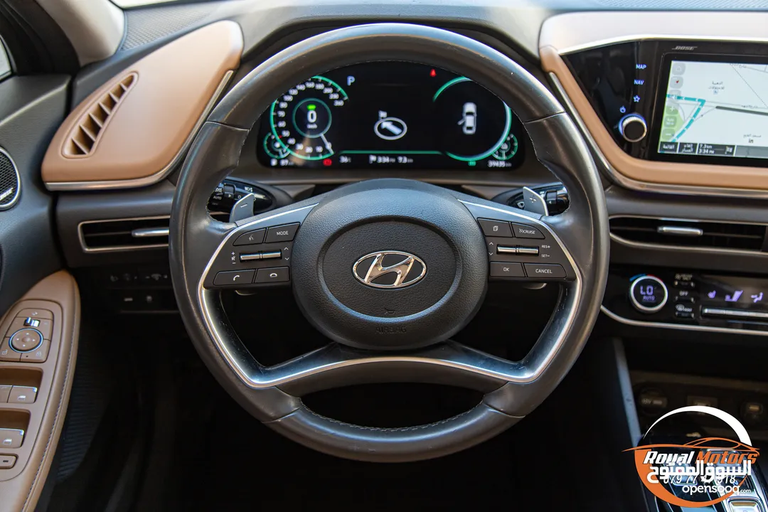 Hyundai Sonata 2021 Hybrid  يمكن التمويل بالتعاون مع المؤسسات المعتمدة لدى المعرض