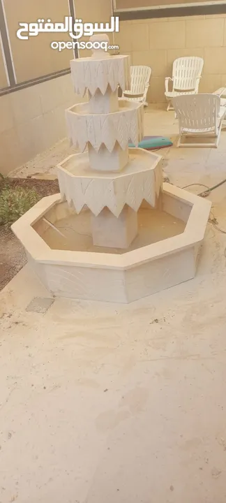 سناسل وديكورات حجر نوافير وشلالات العنوان المفرق