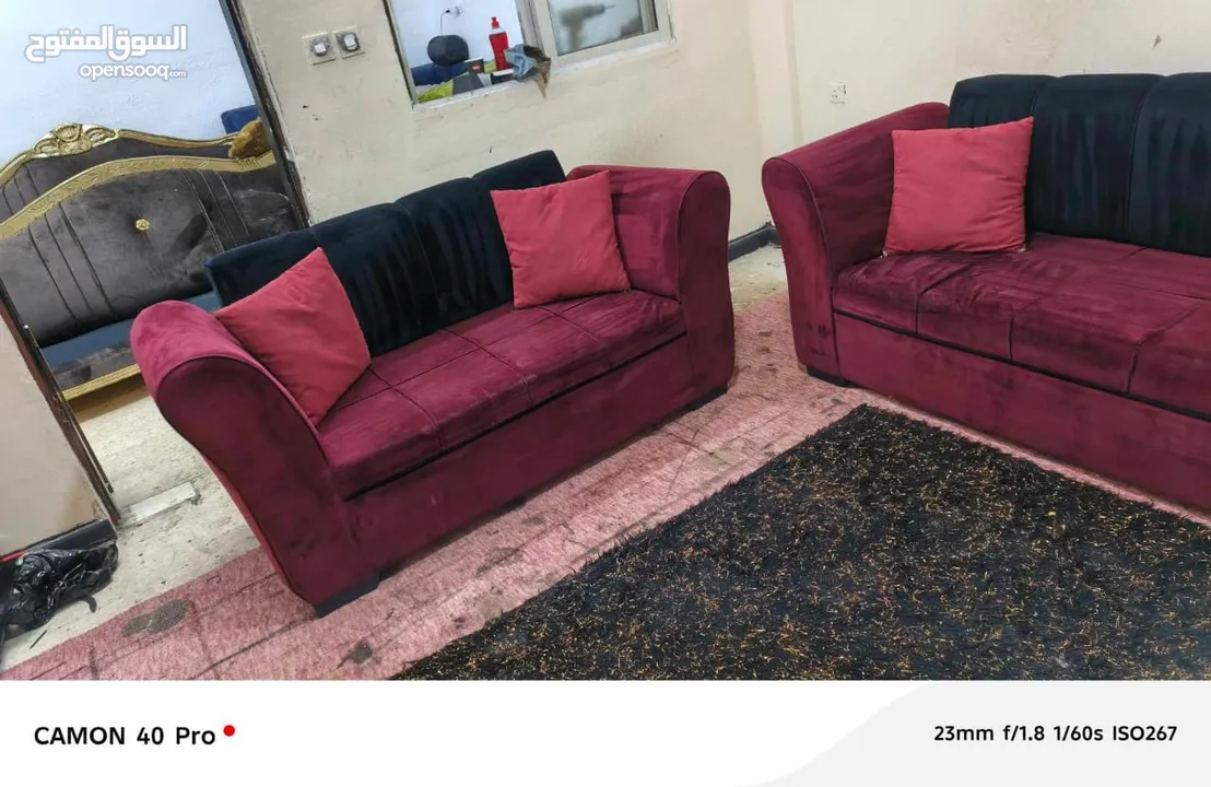 اسم المنتج: كورنر عدد المقاعد: 9 سعر المنتج:  90 دينار +بفه هدية   نوع الخشب: