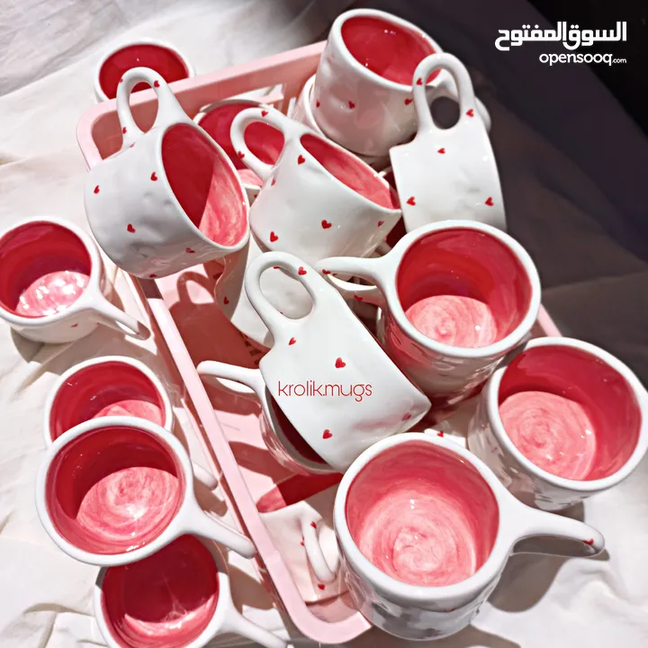 El yapımı İran seramik mugكوب سيراميكي يدوي إيراني – مزيج من الفن، الفخامة والجودة بأسعار مناسبة!