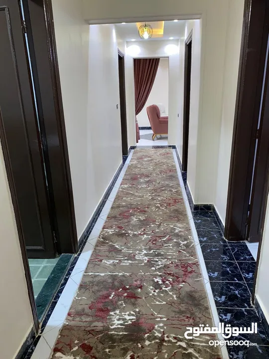 شقه مفروشه فرش فندقي للايجار في مدينة نصر
