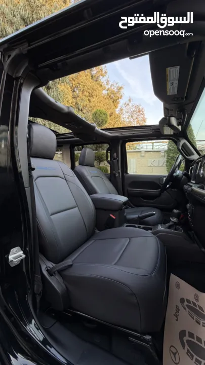 جيب رابيكون ترخيص 2022 محرك 2000 هايبرد plugin/يقطع على الشحنه 30 كيلو 375 حصان