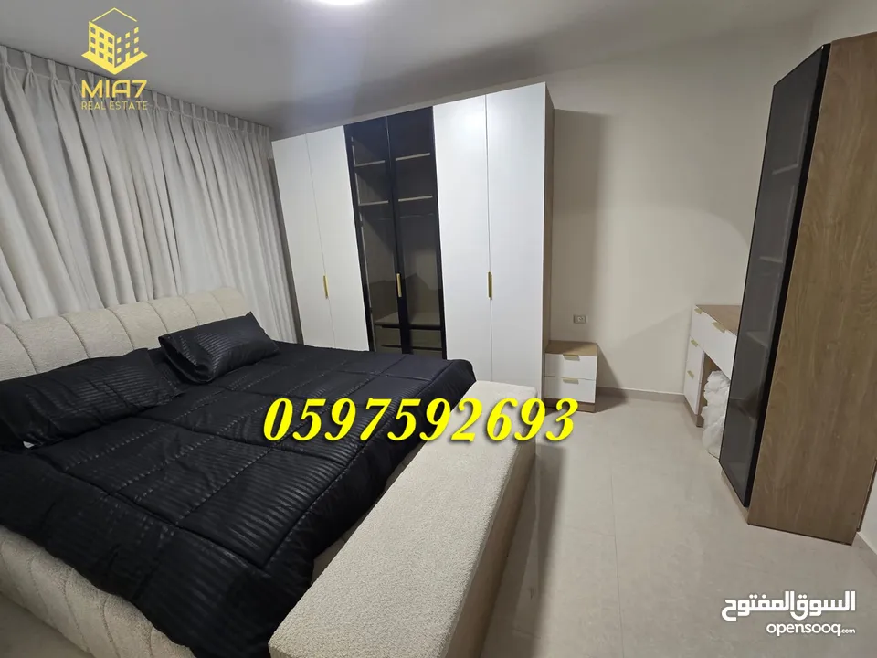 شقة فاخرة مفروشة للإيجار رام الله - الطيرة ( بطن الهوى ) قرب اسكانات طيبة 1 و 2