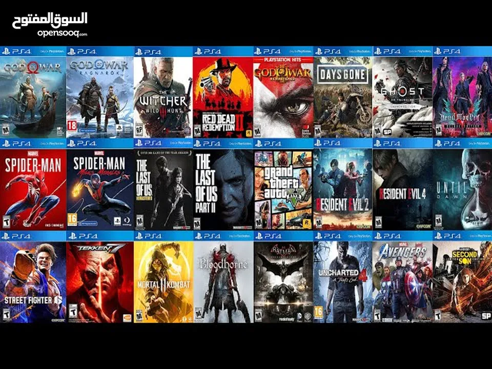 عروض سيديات و لالعاب  بلايستيشن  & ps4 ps5