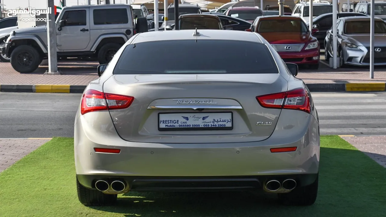 Maserati Ghibli 2014 Model - GCC - Sunroof