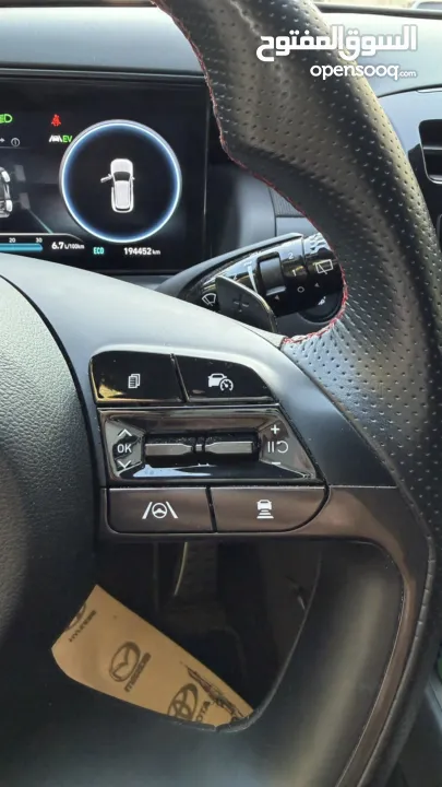 هونداي توسان NLine ترخيص 2022 محرك 1600 هايبرد plug in/يقطع على الشحنه 65 كيلو متر 271 حصان