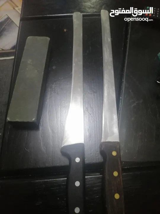سكينتين شاورما + حجر جلخ.... سكاكين
