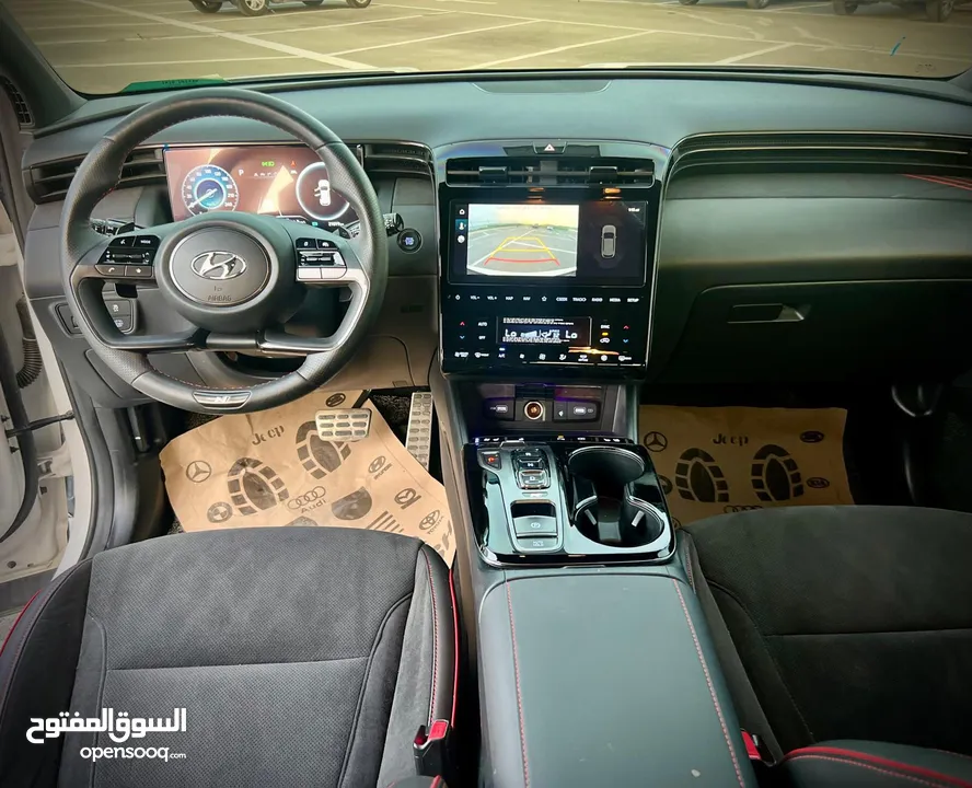 هونداي توسان  N-LINE  فل بدون فتحة  2x4 ///240Hp بنزين + كهرباء  2022/ ( Haybrid) 1600cc