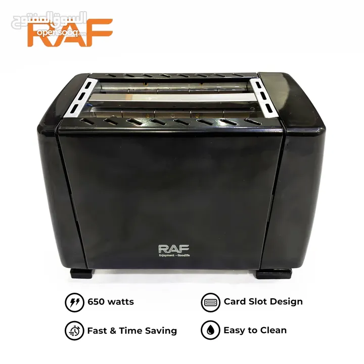 محمصه خبز حماصه خبز التوست RAF حماصة توست كهربائيه مخرجين توستر تحميص شرائح التوست