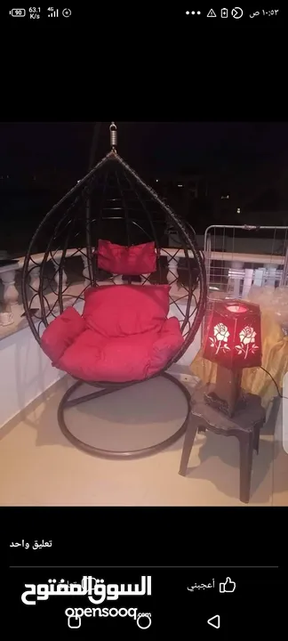 مراجيح  عش البلبل الحجم الكبير( مكفول د) ( الجامبو ) يوجد خدمة توصيل مرجيحة