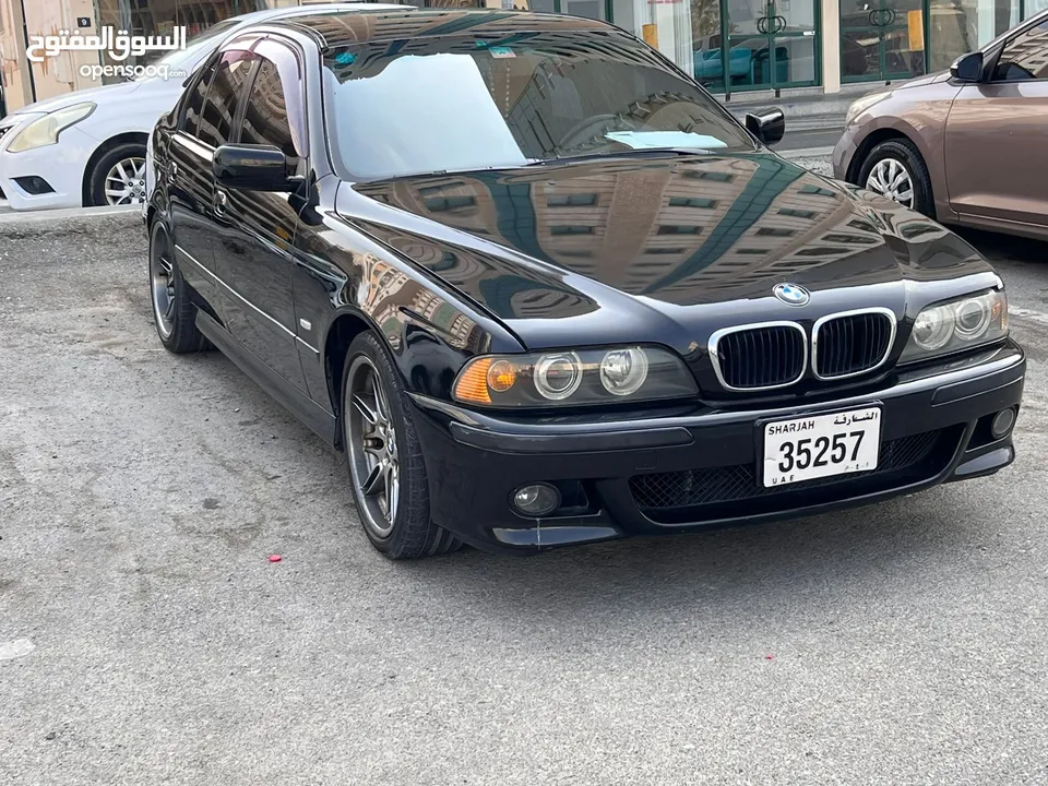 للبيع سيارة BMW فئة 525 وارد اليابان مديل 2001 قمة النضافه ممتازة بدون حوادث.. اساسي كيت M5 كامل