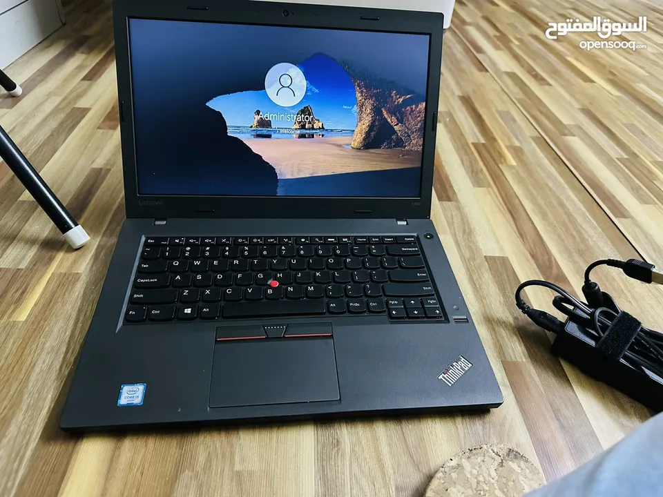 Thinkpad laptop with charger