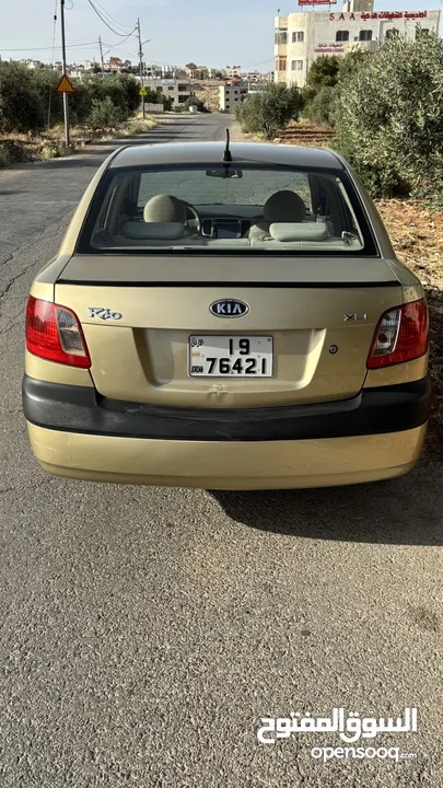 كيا ريو اتوماتيك موديل 2006 بدون حوادث