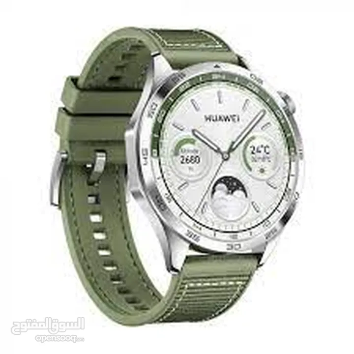 Huawei GT 4 Green Huawei Watch GT4 ساعة هواوي جي تي 4 اخضر