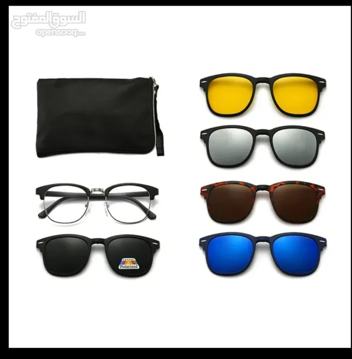 نظارات شمسية 5 عدسات