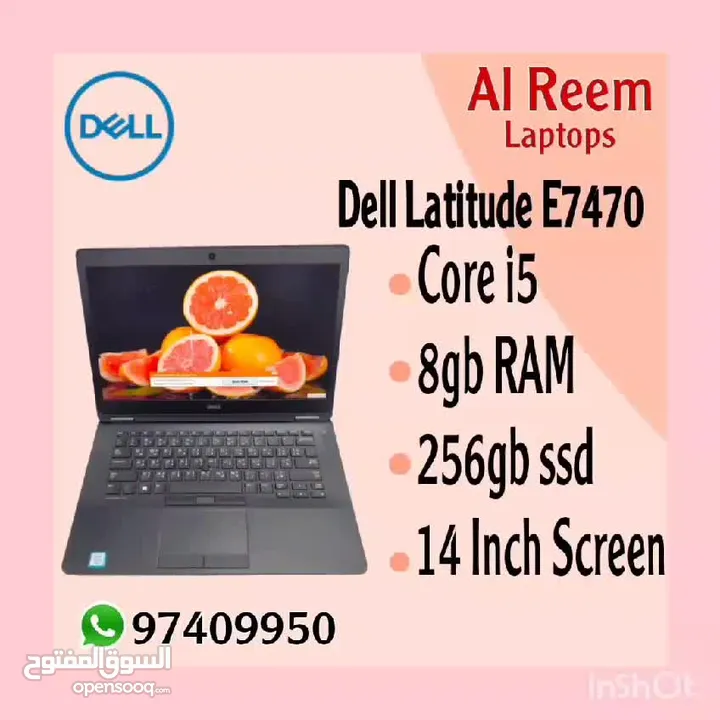 Offer price 85 Riyal-Dell Touch screen-Core i5-8gb ram-256gb SSD-14 inch screen