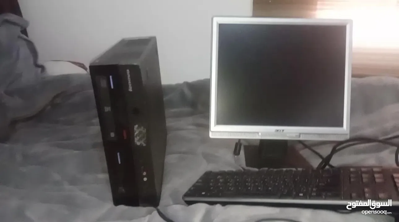 كمبيوتر العاب شاشة acer و lenovo case بحاجة تصليح كرت الشاشه فقط