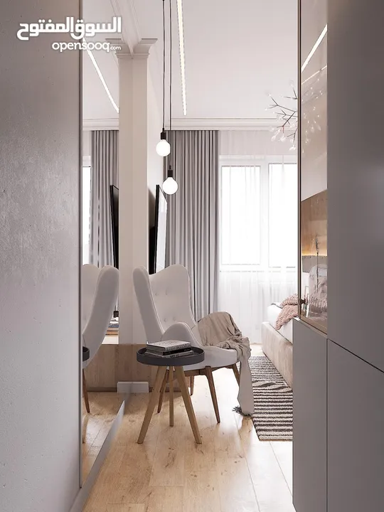تصميم داخلي 3D وإشراف وتنفيذ
