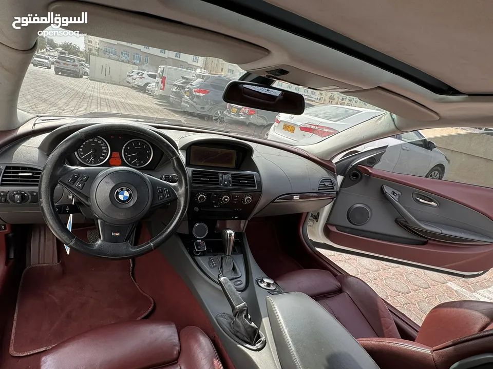 للبيع BMW 630i كوبيه بحالة جيدة ( من السيارات المميزة النادرة )