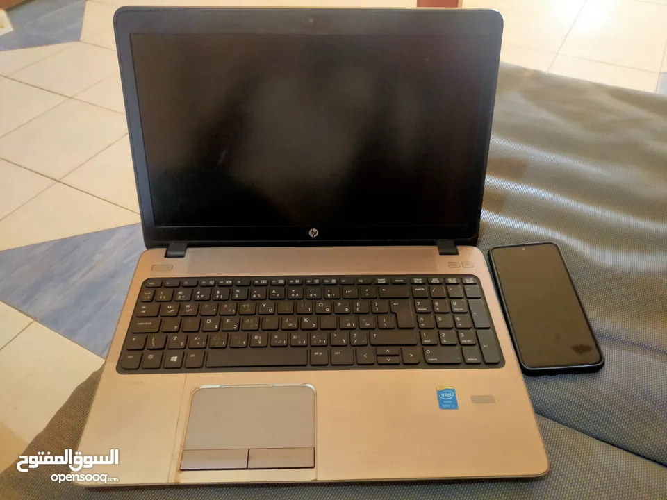 laptop hp 450 pc hp 450 intel core i3  G 4th RAM 8  disque  1TB حسوب محمول اتش