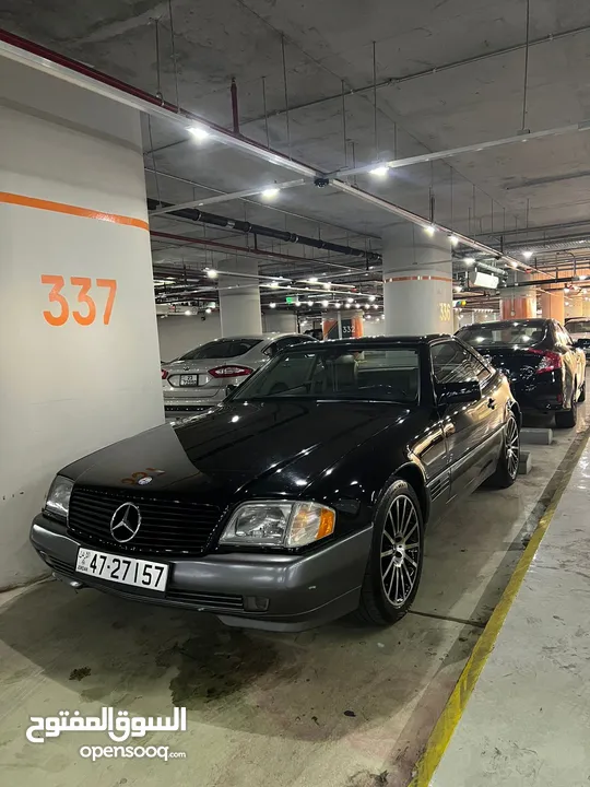 مرسيدس Sl 500 موديل 1995  كار سير بدون أي حوادث أو ملاحظات  قابل ع بدل أو كاش