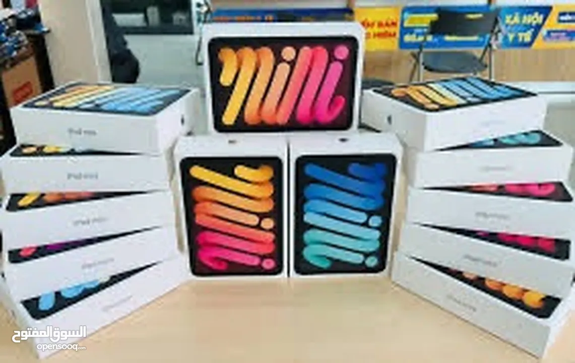 iPad mini 7 جديد كفالة لمدة عام من تاريخ الشراء الجهاز  (128GB)