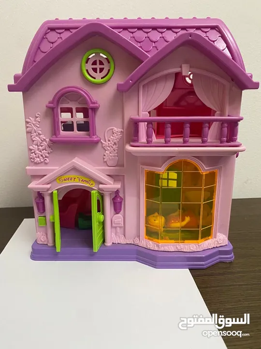 Kids dressing mirror toy, frozen big size toy house and a small toy house