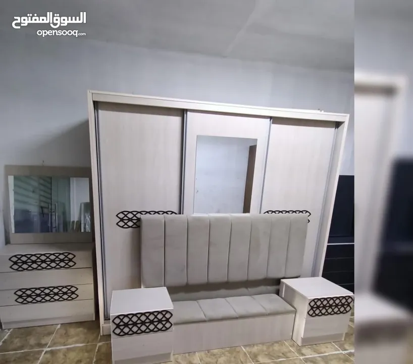 غرف نوم ماستر لامنيت تركي   السعر  190 الموقع الزرقا  الفرشه المجوز 50
