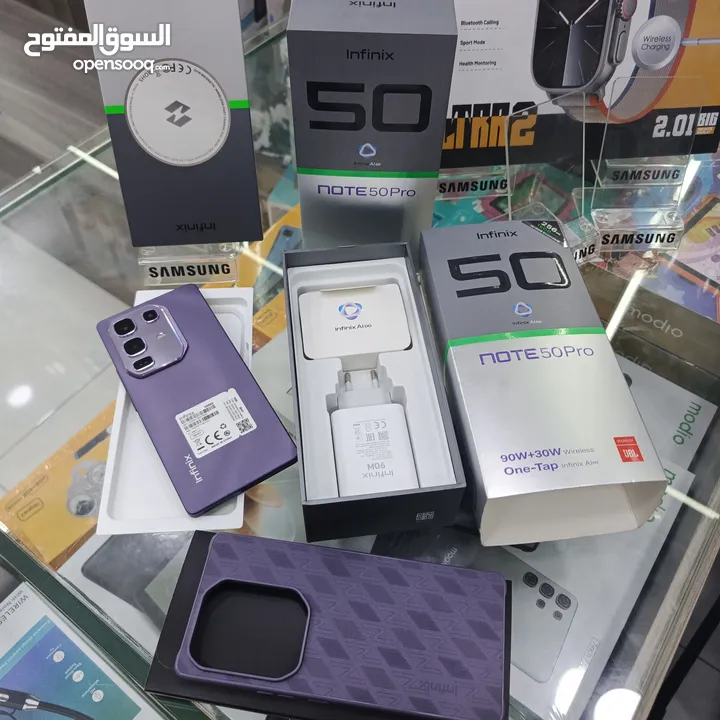 اخو الجديد مشغل ايام not 50 pro 16ram 256g مكفول سنة كامل اغراضه الأصلية