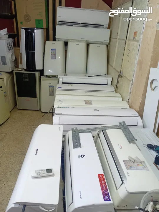 مكيفات واحد طن و2 طن وطن ونص أسعار مناسبه انفيرتر وعادي ومتنقل