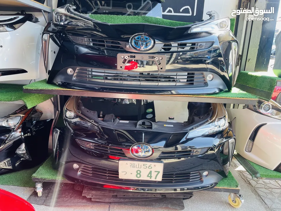 يتوفر قطع جميع القطع الواجهة اماميه تويوتا  بريوس 2019-2022  Toyota   prius 2019-2022