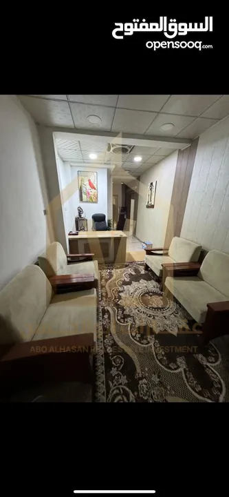 شقة مفروشة للايجار في منطقة العباسية بالقرب من مطعم الحسون موقع ممتاز