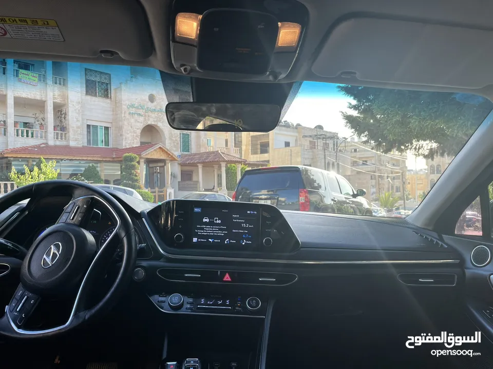 هونداي سوناتا فل كامل عدا البانوراما لون مميز فيراني ميتالك بحاله ممتازه وارد كوري