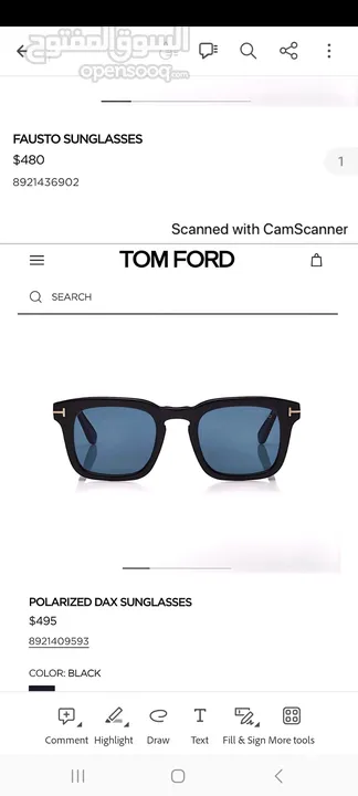 Top Brand Tom Ford and Guess Sun glasses with orignal box packing