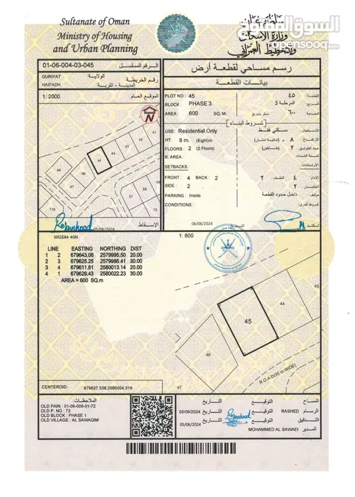 انا المالك / للبيع او البدل ارضين في ولاية قريات