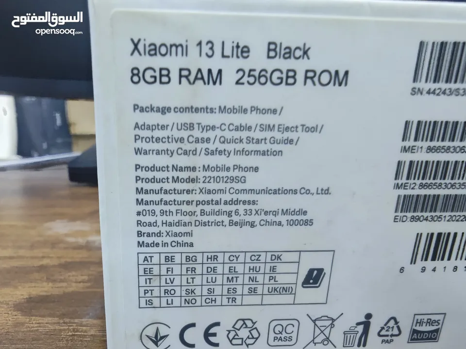 للبيع Xiaomi 13 LITE جديد