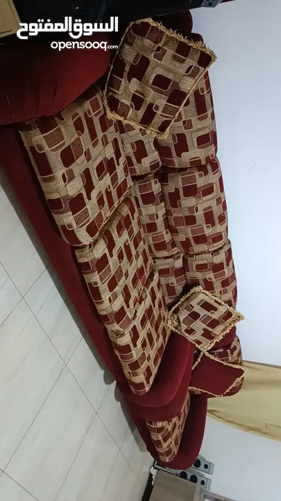 كنب مستعمل خشب سويد تسع مقاعد