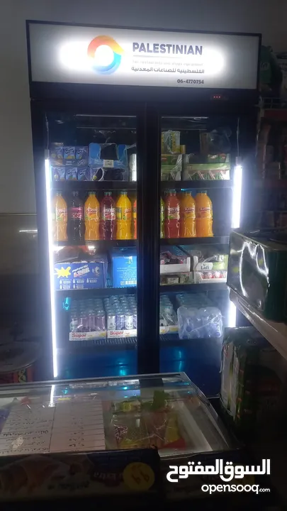 ثلاجة صناعة فلسطين بحالة الوكالة