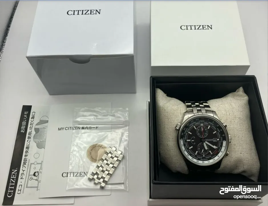 CITIZEN Eco-Drive (تعمل بالطاقة الضوئية لا تحتاج بطارية)