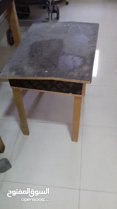 table and cabinet and teapoy