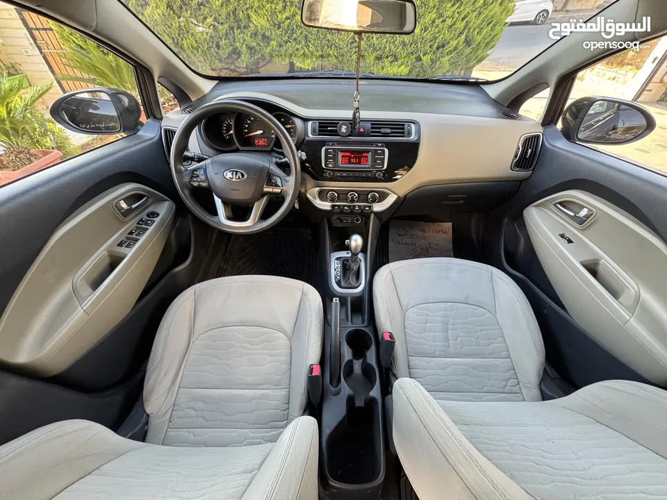 كيا ريو kia rio جيد 7 موديل 2016